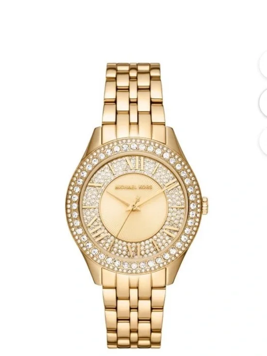 Michael Kors Gold-tone Crystal Dial Women's Bracelet Watch - Picture 3 of 5